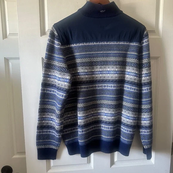 EUC - Vineyard Vines - Fair Isle Merino Shep Sweater - Size Medium
